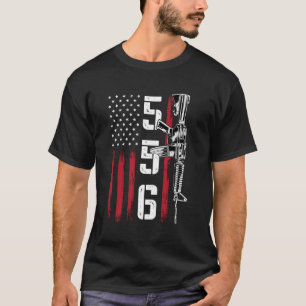 AR15 Geweer 2e ADT 556 AR-15 Terug T-shirt