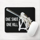 AR15 Muismat - Eén schot, één dood (Met muis)
