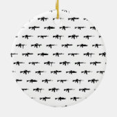 AR15-patroon Keramisch Ornament (Achterkant)