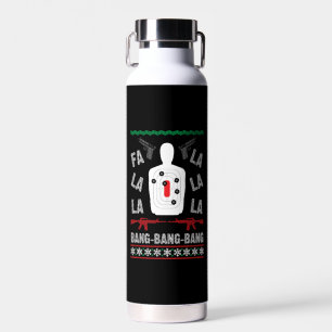AR15 Pistool Point Lelijke Kersttrui Cadeau Gift Waterfles
