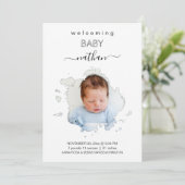 *~* AR21 Artsy Photo BOY Girl Faire-part (Debout devant)