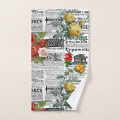 * AR23 Krantenkrant voor  kranten van Floral Flowe Bad Handdoek (Handdoek)