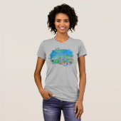 ** AR23 Monet Lily Pad Pad Painting Grey T-shirt (Devant entier)