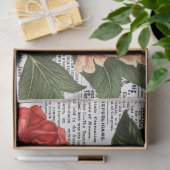 ** AR23 Oude  ontkoppeling van Floral Victoriaans  Tissuepapier (Geschenk)