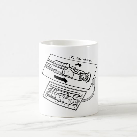 AR 15 BCG Ontgrendelbare Mok Koffie (Center)