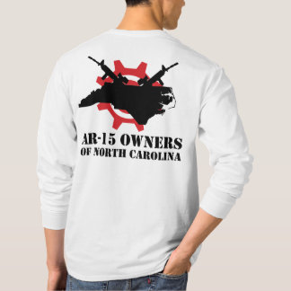 AR-15 Eigenaren van North Carolina Long Sleeved T- T-shirt