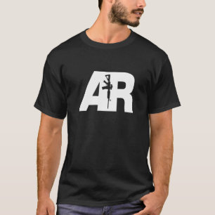 AR-15 geweer, AR15 geweer ontwerp voor mannen T-sh T-shirt
