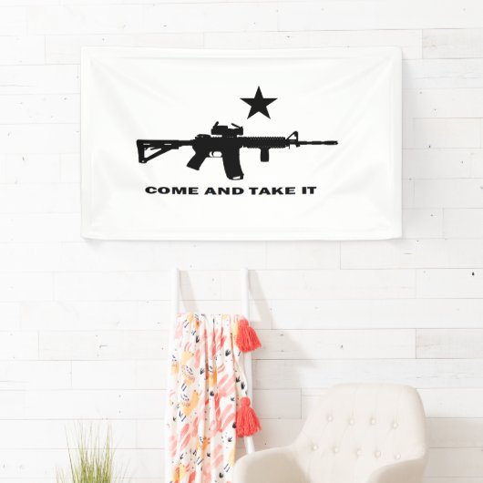 AR 15, kom en neem het college Dorm Spandoek (Insitu)