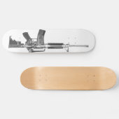 AR-15 Pistool van riffels Vuurarm Geweldige Echte Skateboard (Horizontaal)