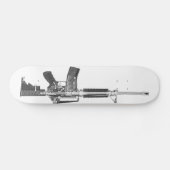 AR-15 Pistool van riffels Vuurarm Geweldige Echte Skateboard (Horizontaal)