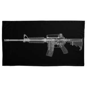 AR-15 Pistool van riffels Vuurwapenarsenaal Milita Kussensloop