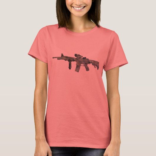 AR-15 Rifle T-shirt (Voorkant)