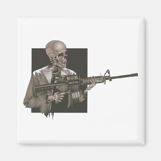 AR-15 Skeletonmagneet Magneet (Voorkant)