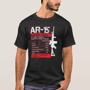 AR-15 Voedingsfeiten Pistool Geweer Grappig Pistoo T-shirt