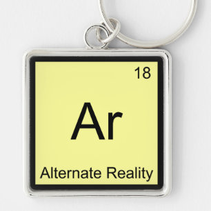 Ar - Alternatieve Realiteit Grappige Chemie Elemen Sleutelhanger