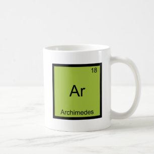 Ar - Archimedes Grappige Chemie Element Symbool T- Koffiemok