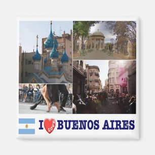 AR - Argentinië - Buenos Aires-Barrio de San Telmo Magneet