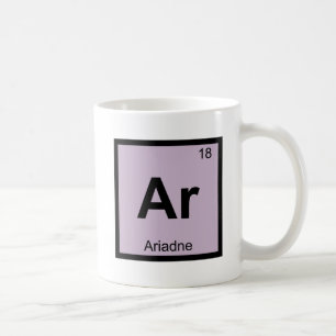 Ar - Ariadne Griekse Scheikunde Periodiek Systeem Koffiemok