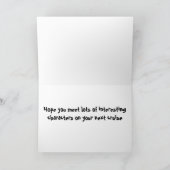 AR - Funny Age Verjaardag Kaart (Binnen)