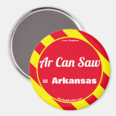 Ar Peut Voir Un Aimant Rouge/Jaune (Recto/Verso)