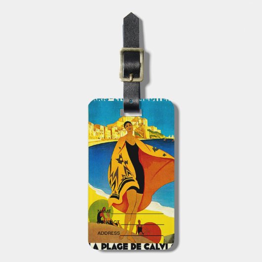 ARA  BAGAGELABEL - ZEER FRANS ARA ARTIEST (Voorkant verticaal)