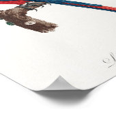 Ara Canga Parrot Poster (Hoek)