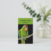 Ara Militaris Green Parrot Visitekaartje (Staand voorkant)
