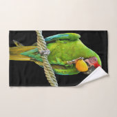 Ara Militaris Perroquet Vert (Serviette à main)