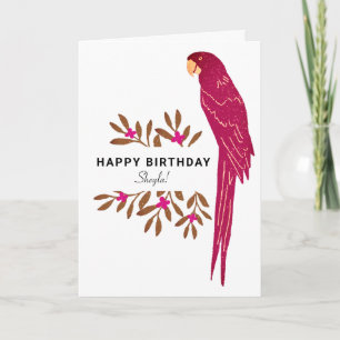 Ara Parrot Tropische Leidingen Kaart