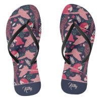 Ara Parrot Tropische Patroontekening Monogram