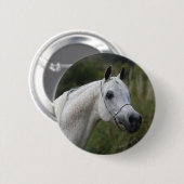 Arab Horse Headshot 1 Ronde Button 5,7 Cm (Voorkant /achterkant)