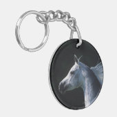 Arab Horse Headshot 2 Sleutelhanger (Voorkant Links)