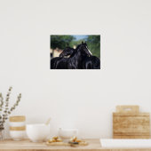 Arab Horse Scratching Poster (Keuken)