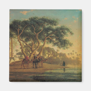 Arab Oasis, 1853 Magneet