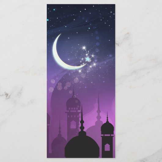 Arabe Nights Menu Marocain Violet Moonlight (Dos)