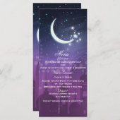 Arabe Nights Menu Marocain Violet Moonlight (Devant / Derrière)