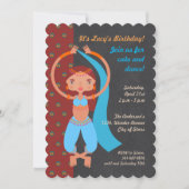 Arabe nuits fille Anniversaire invitation (Devant)