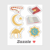 Arabe Ramadan Aïd musulman Fête Stickers islamique (Feuille)