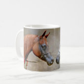 Arabe Show Horse Café Mug (Devant gauche)