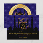 Arabe Thème Merci Cartes (Devant / Derrière)