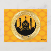 Arabe Thème Merci Cartes (Dos)