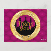 Arabe Thème Merci Cartes (Dos)