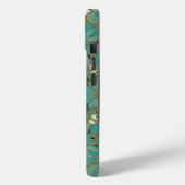 arabesk turquoise Case-Mate iPhone case (Achterkant / Links)