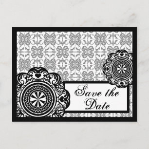 Arabesque Black Lace, bewaar de datum briefkaart