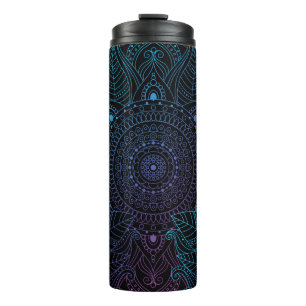 Arabesque Bliss: Oosterse Mandala magie Thermosbeker