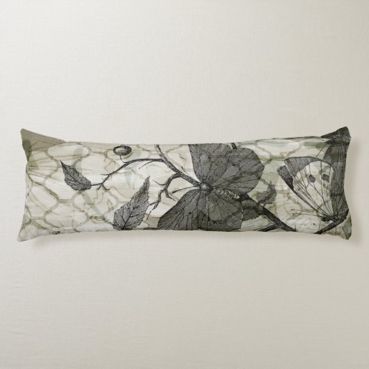 Arabesque Butterflies I Lichaamskussen (Voorkant)