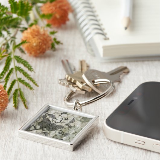 Arabesque Butterflies I Sleutelhanger (Zijkant)