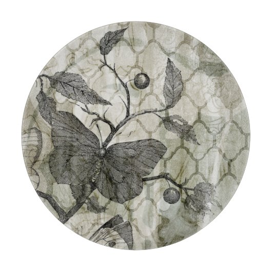 Arabesque Butterflies I Snijplank (Voorkant)