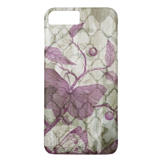 Arabesque Butterflies III Case-Mate iPhone Case (Achterkant)