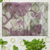 Arabesque Butterflies III Theedoek (Gevouwen)